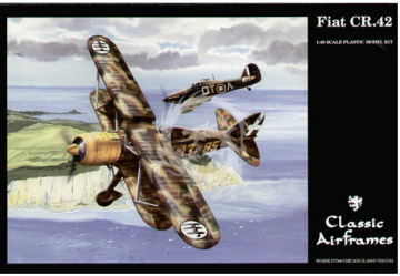 Fiat CR.42 - Classic Airframes 474 skala 1/48