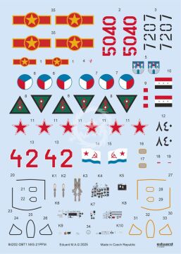 MiG-21PFM EDUARD-WEEKEND -  Eduard 84202 skala 1/48
