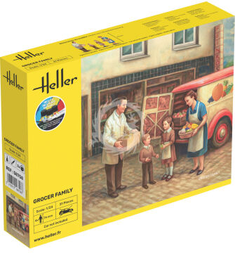 PRZEDSPRZEDAZ - Grocer Family - Heller 58758 skala 1/24