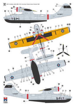  Consolidated PBY-3 Catalina - Hobby 2000 H2K72083 skala 1/72