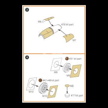 Zestaw dodatków F-16 MLU painting mask for Revell F-16B kit Clear Prop! CPA72039 skala 1/72