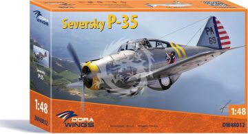 Model plastikowy Seversky P-35 Dora Wings DW48012 skala 1/48