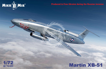 Martin XB-51 MikroMir  MM72-025 skala 1/72