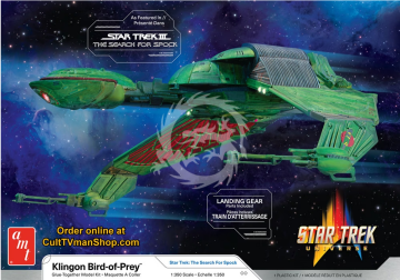 Klingon Bird-of-Prey AMT 1400M skala 1/350