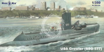 USS Growler SSG-577 MikroMir 350-038 skala 1/350