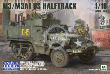 PRZEDSPRZEDAŻ - M3/M3A1 US Halftrack - Andy's Hobby Headquarters AHHQ-010 skala 1/16 