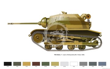 TK-S z działkiem 20mm FK wz.38 - RPM 72501 skala 1/72