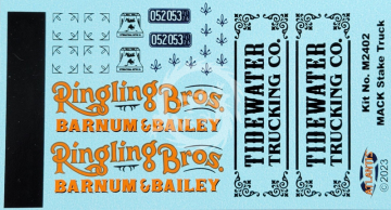 Mack Bulldog Stake Truck - Atlantis  M2402 skala 1/24