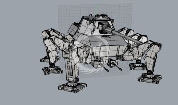 German High mobility Mech , sinper with 105mm/L68 gun - Modelcollect UA35006 skala 1/35