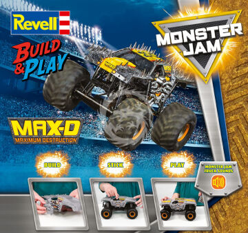PRZEDSPRZEDAZ - Build & Play: Monster Jam Max-D - Revell 06559 skala 1/25