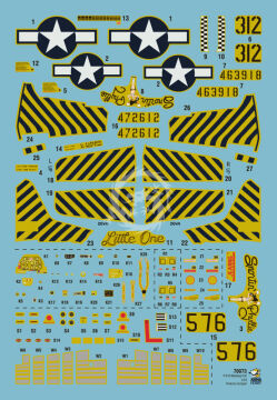 P-51D Mustang™ Very Long Range - Arma Hobby 70073 skala 1/72