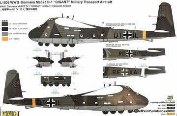 Me 323 D-1 Gigant Great Wall Hobby GWH L1006 skala 1/144