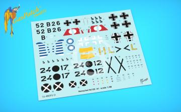 Henschel Hs 123 A1 GasPatch models 16-48095 skala 1:48