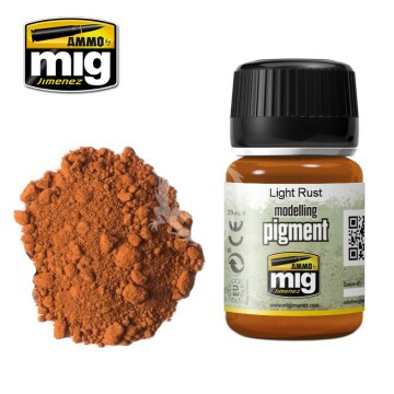 Pigment jasna rdza, matt Light Rust butelka (35ml) Ammo by Mig Jimenez Amig 3006