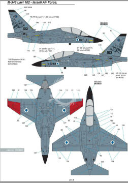 Model plastikowy Alenia M-346 Advanced Fighter Trainer Kinetic K48063 skala 1/48