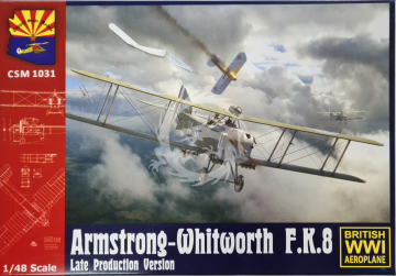 Model plastikowy Armstrong-Whitworth F.K.8 Late Version Premium Edition Copper State Models CSM 1031 skala 1/48