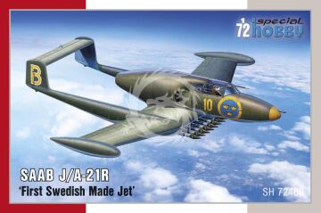 SAAB J/A-21R ‘First Swedish Made Jet’ Special Hobby SH72480 skala 1/72