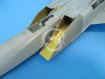 MiG-25 Foxbat - Air Intakes Metallic Details MDR4834 skala 1/48