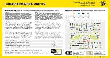 IMPREZA WRC'02 Heller 80199 skala 1/43