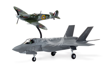 NA ZAMÓWIENIE -Then and Now Spitfire Mk.Vc & F-35B Lightning II Airfix A50190 skala 1/72