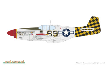 P-51B/C Mustang with dorsal fin -  Eduard 82108 skala 1/48