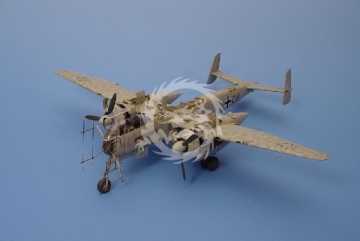 Heinkel He 219A-7 UHU detail set Tamiya - Aires 4042 skala 1/48