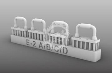  E-2 Hawkeye AUX-antennas and tie-down points - Cat4 R72015 skala 1/72