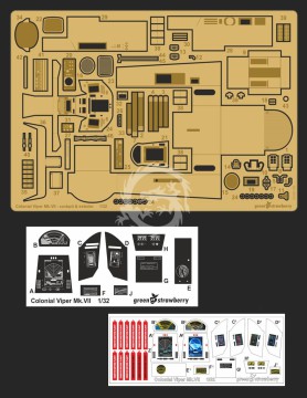 01015-1/32 Viper Mk.VII - kokpit i wnętrze 1/32