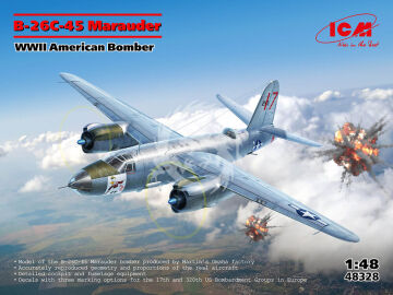 PRZEDSPRZEDAZ - B-26C-45 Marauder, WWII American Bomber - ICM 48328 skala 1/48