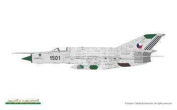 ERKA / MiG-21R V CESKOSLOVENSKU - Eduard 2156 skala 1/72