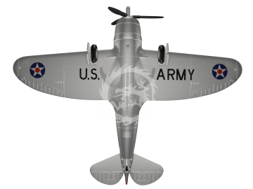MDR14470 Metallic Details Model samolotu Republic P-43 Lancer w skali 1/144, drukowany w 3D