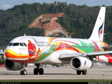 Airbus A320 - Bangkok air HS-PGU - decal BOA14467