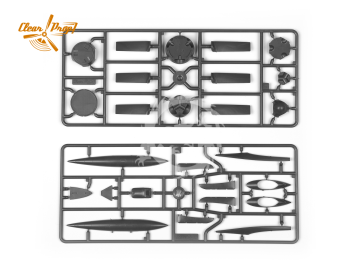 Model plastikowy XA2D-1 Skyshark, Clear Prop Models, CP4802, skala 1/48