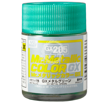 GX-205 GX Metal Green (18ml) Mr.Hobby-Gunze