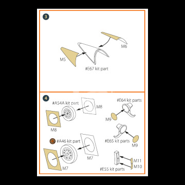 Zestaw dodatków F-16 MLU painting mask for Revell F-16B kit Clear Prop! CPA72039 skala 1/72