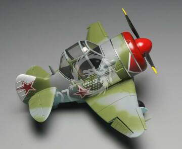 Model plastikowy WWII Soviet Air Forces Lavochkin La-7 Fighter Tiger Model TM-107 skala 1/Egg