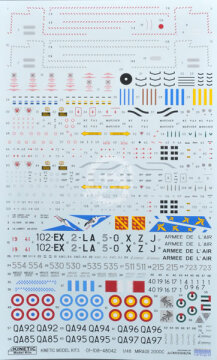 Mirage 2000C - Kinetic K48042 skala 1/48