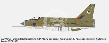 English Electric Lightning F2A Airfix A04054A  skala 1/72