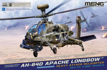 AH-64D Apache Longbow Meng QS-004 skala 1/35