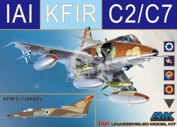IAI Kfir C2/C7 AvantGarde Model Kits AMK 86002 skala 1/72