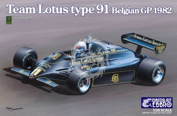 Lotus 91 Belgian GP 1982 Ebbro 20019 skala 1/20