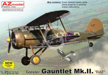 Gloster Gauntlet Mk.II 'RAF' AZ-Model 7867 skala 1/72