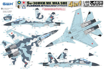 PREORDER - Sukhoi Su-30 MKM/MK/MKA/SME 