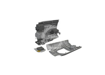 P-40E radio compartment PRINT - EDUARD 6481066 skala 1/48 