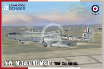 PROMOCJA - NA ZAMÓWIENIE -  A.W. Meteor NF Mk.11 RAF Squardrons - Special Hobby SH72437 skala 1/72 