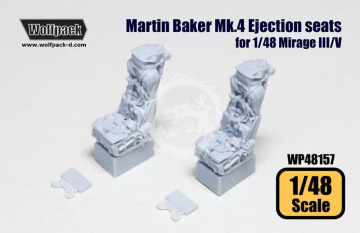 Martin Baker Mk.4 Ejection Seat Set (2 pcs) for Mirage III/V - Wolfpack  WP48157 skala 1/48