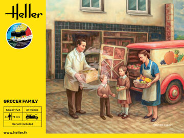 Grocer Family - Heller 58758 skala 1/24