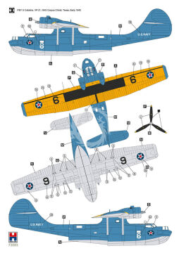  Consolidated PBY-3 Catalina - Hobby 2000 H2K72083 skala 1/72
