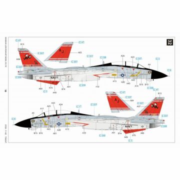 F-14D VF-31 SUNSET Limited Edition Great Wall Hobby GWH S7203 skala 1/72