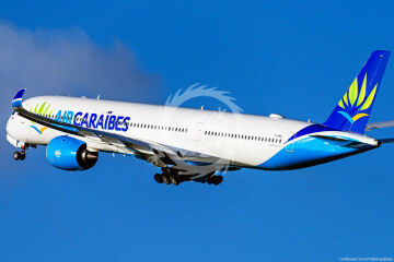 Airbus A350-1000 Air Caraibes F-HMIL Kalkomania Pas-Decals skala 1/144